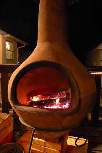 屋外用暖炉